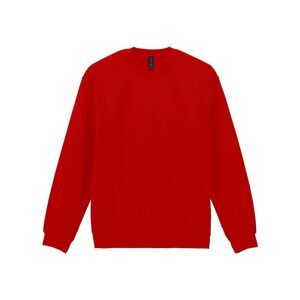 Gildan Unisex Adult Softstyle Fleece Midweight Pullover / Red